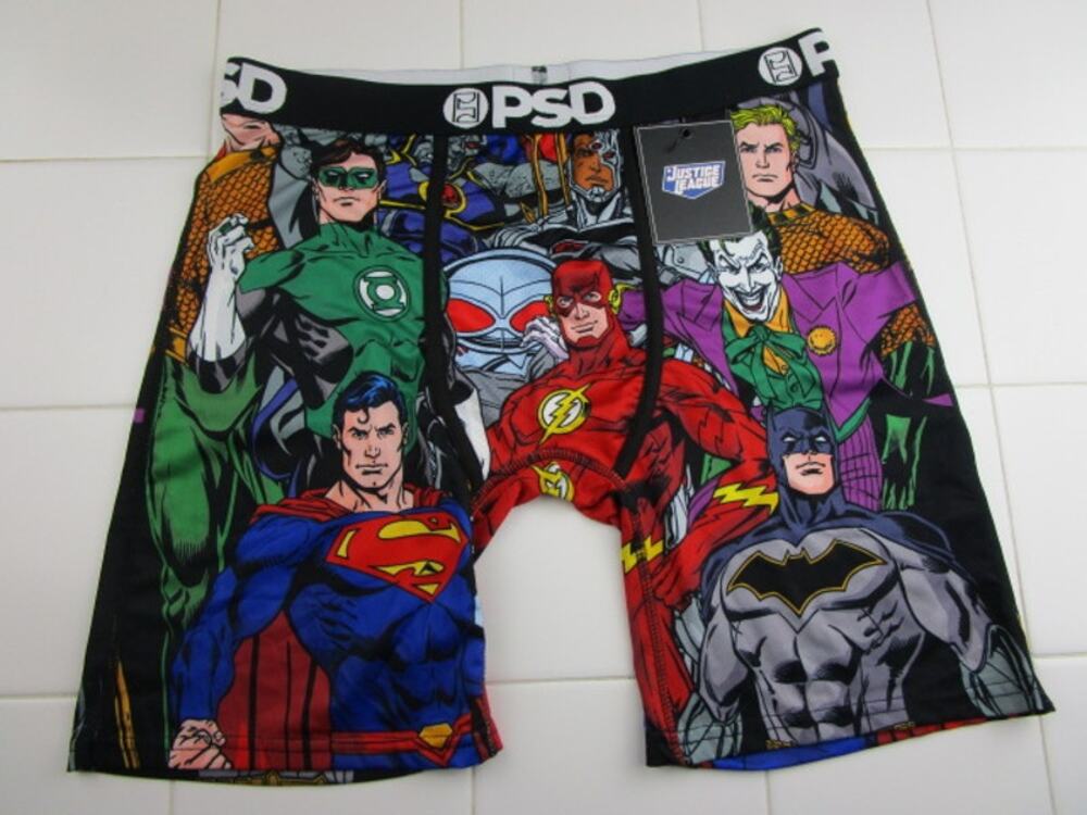 PSD DC Boys Squad Men's Size Large Underwear Boxer‎ Briefs